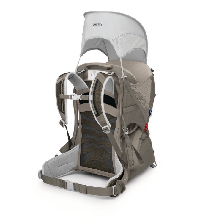 Osprey Osprey Poco LT Child Carrier tan concrete 10005964 Tan Concrete Osprey tassen 10005964 marine bij Leerentveldvrijetijd.nl