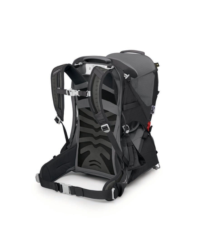 Osprey Osprey Poco LT Child Carrier black 10005964 Black Osprey tassen 10005964 licht grijs bij Leerentveldvrijetijd.nl