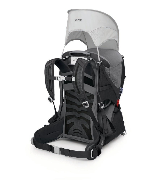 Osprey Osprey Poco LT Child Carrier black 10005964 Black Osprey tassen 10005964 licht grijs bij Leerentveldvrijetijd.nl