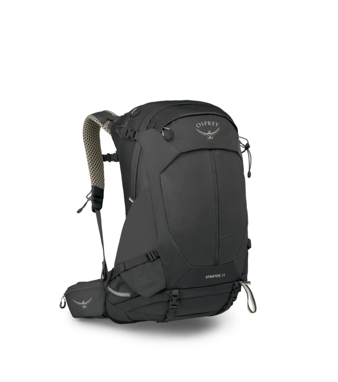 Osprey Osprey Stratos 34 raven black 3597 Raven Black Osprey tassen 3597 licht grijs bij Leerentveldvrijetijd.nl