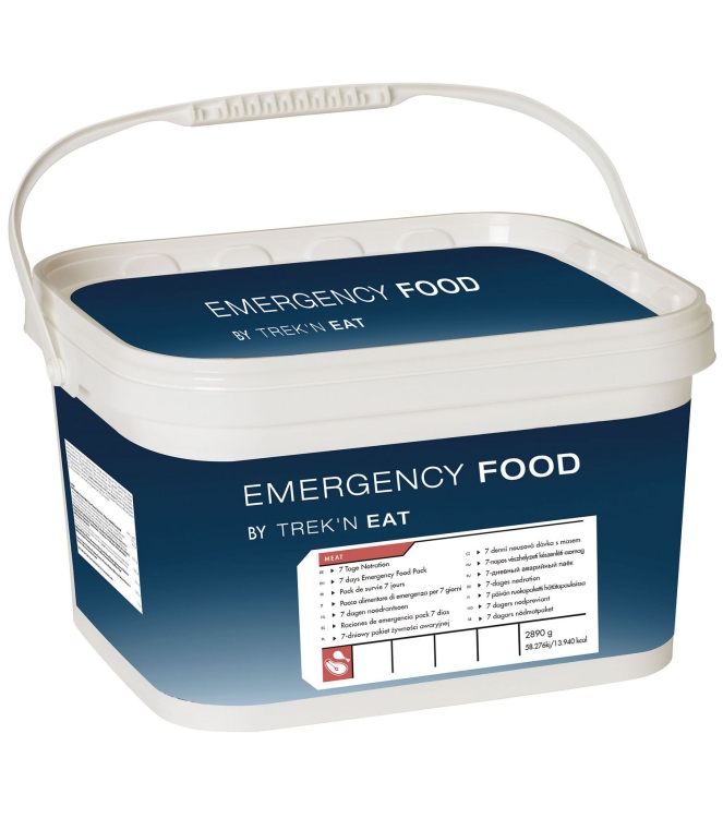 Trek'n Eat Trek\'n Eat Emergency Food 7 Day Emergency Ration - with meat TR60110047 Trek'n Eat verzorging TR60110047 ecru bij Leerentveldvrijetijd.nl