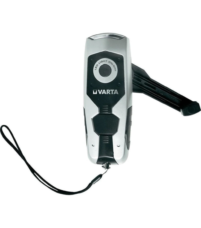 Varta Varta Dynamo Zaklamp 17680 Varta outdoor accessoires 17680 ecru bij Leerentveldvrijetijd.nl