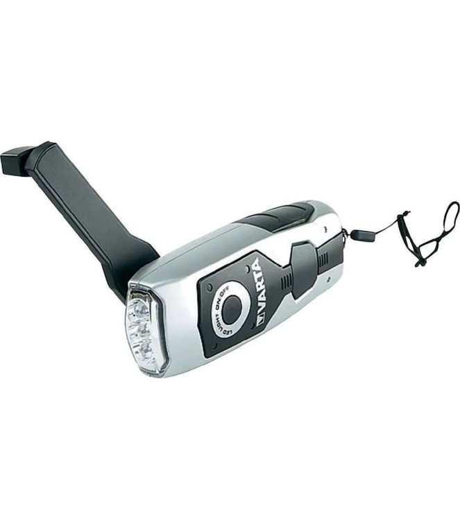 Varta Varta Dynamo Zaklamp 17680 Varta outdoor accessoires 17680 ecru bij Leerentveldvrijetijd.nl