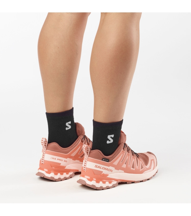 Salomon Salomon XA Pro 3D V9 GTX W pecanb/nectrn/a L47987800 Pecanb/Nectrn/A Salomon wandelschoenen L47987800 beige bij Leerentveldvrijetijd.nl
