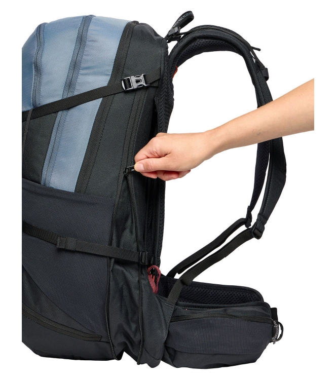 Vaude Vaude Wizard 30+4 dagtour rugzak 964_heron 48652 964_heron Vaude tassen 48652 lichtblauw bij Leerentveldvrijetijd.nl