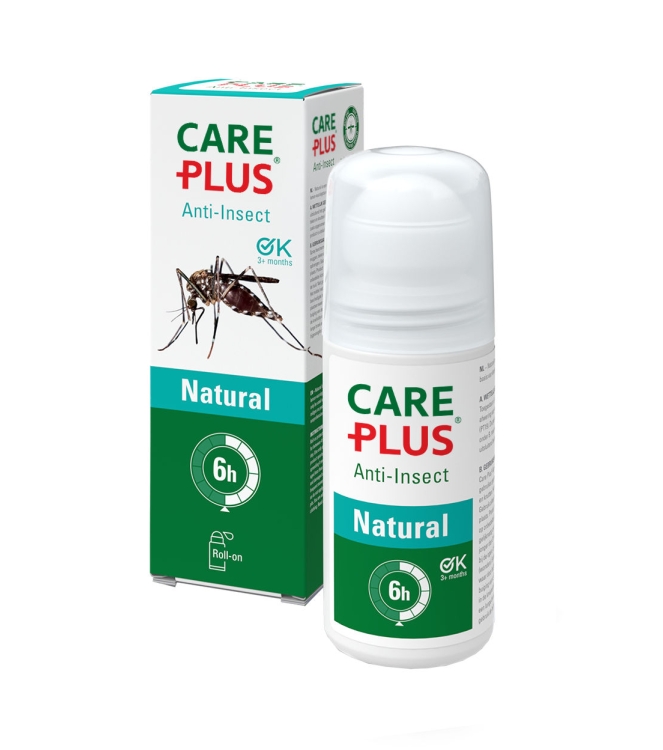 Care Plus Care Plus Anti-Insect - Natural RollOn, 50ml 32621 Care Plus verzorging 32621 ecru bij Leerentveldvrijetijd.nl