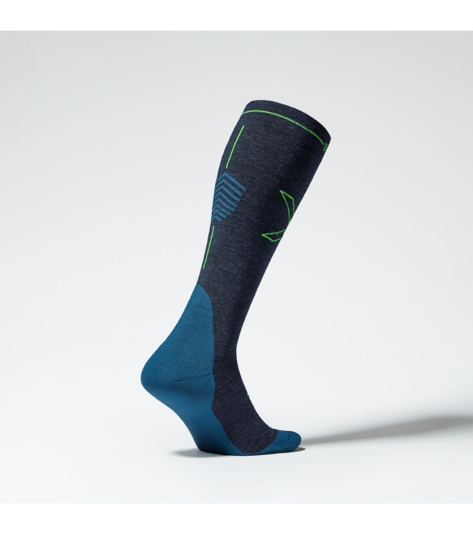 Stox Energy Socks Stox Energy Socks Hiking Merino Socks Men 7632 dark blue / green OUSKM 7632 Dark Blue / Green Stox Energy Socks wandelsokken OUSKM geen kleur bij Leerentveldvrijetijd.nl