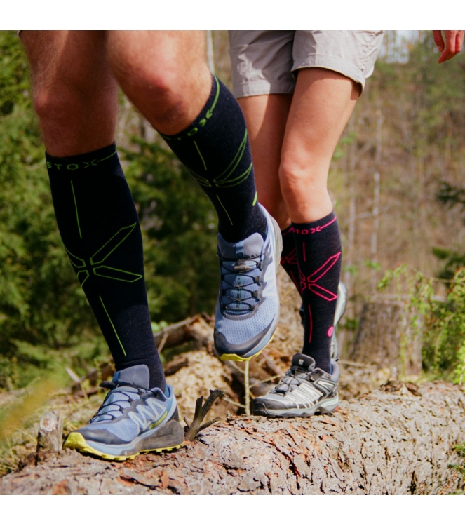 Stox Energy Socks Stox Energy Socks Hiking Merino Socks Men 7632 dark blue / green OUSKM 7632 Dark Blue / Green Stox Energy Socks wandelsokken OUSKM geen kleur bij Leerentveldvrijetijd.nl