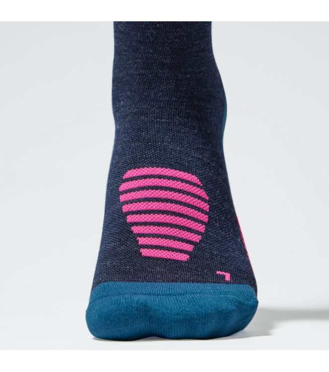Stox Energy Socks Stox Energy Socks Hiking Merino Socks Women 7643 dark blue / pink OUSKW 7643 Dark Blue / Pink Stox Energy Socks wandelsokken OUSKW geen kleur bij Leerentveldvrijetijd.nl