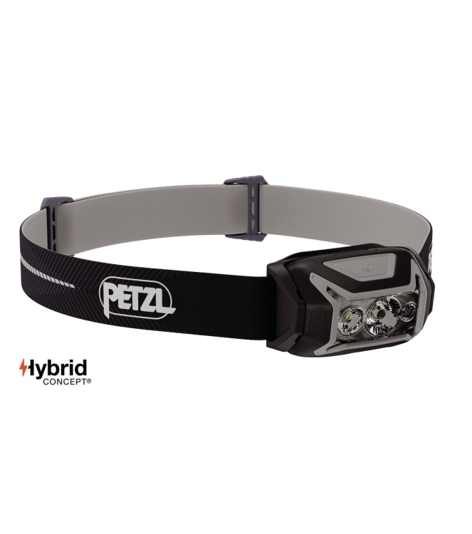 Petzl Petzl Actik Core hoofdlamp 625 lumens black E065AB Black Petzl verlichting E065AB licht grijs bij Leerentveldvrijetijd.nl