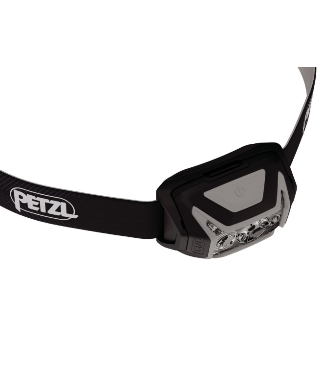Petzl Petzl Actik Core hoofdlamp 625 lumens black E065AB Black Petzl verlichting E065AB licht grijs bij Leerentveldvrijetijd.nl