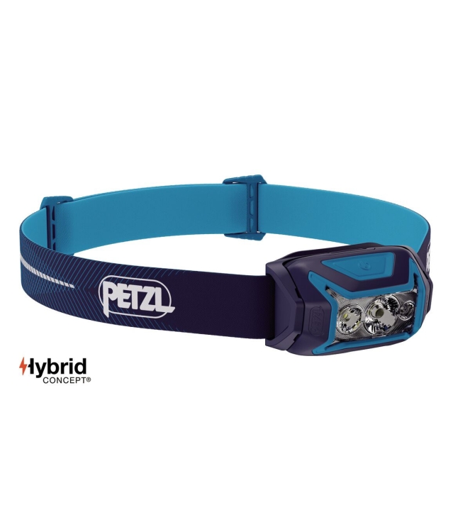 Petzl Petzl Actik Core hoofdlamp 625 lumens blue E065AB Blue Petzl verlichting E065AB antraciet bij Leerentveldvrijetijd.nl