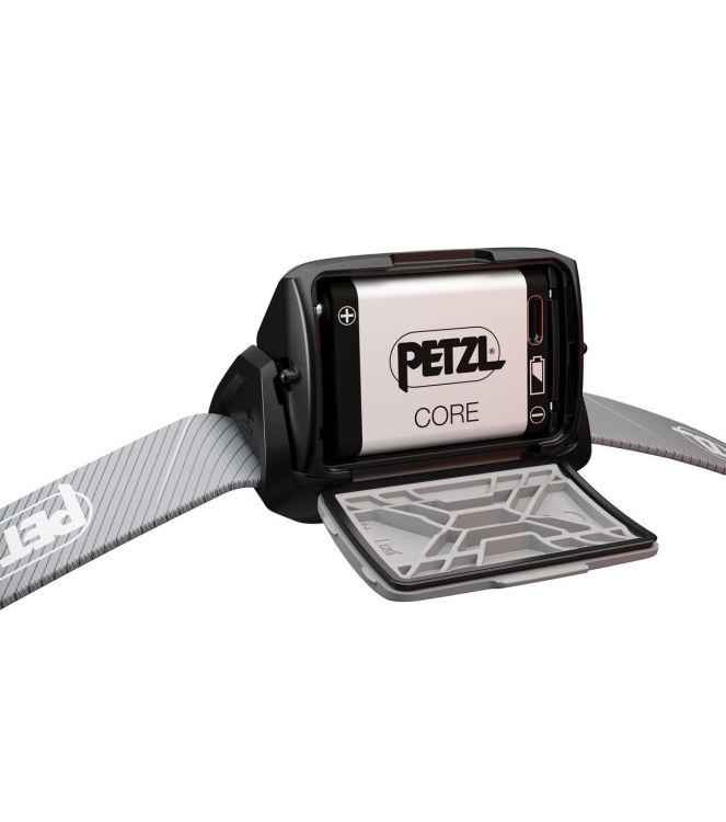 Petzl Petzl Tikka Core hoofdlamp 450 lumens black E067AB Black Petzl verlichting E067AB licht grijs bij Leerentveldvrijetijd.nl
