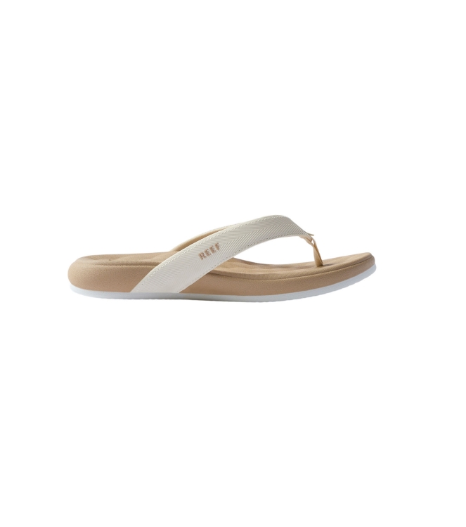 Reef Reef Cushion Melody sand CJ8133-61 Sand Reef slippers CJ8133-61 jeans bij Leerentveldvrijetijd.nl