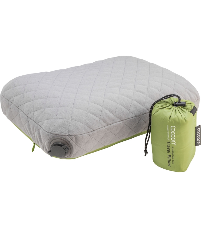 Cocoon Cocoon Air Core Pillow UL 38 × 28 x 9 cm wasabi / grey CACP3-UL2T Wasabi / Grey Cocoon slapen CACP3-UL2T blauw bij Leerentveldvrijetijd.nl