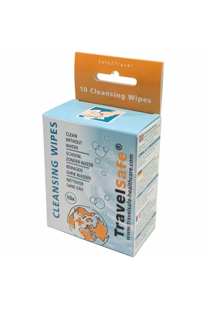 TravelSafe TravelSafe Cleansing Wipes (10 stuks) 