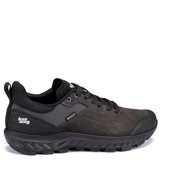 Hanwag Hanwag Kaduro Low GTX Men 011012_anthrecite/black H301000 011012_anthrecite/black Hanwag wandelschoenen H301000 lichtblauw bij Leerentveldvrijetijd.nl