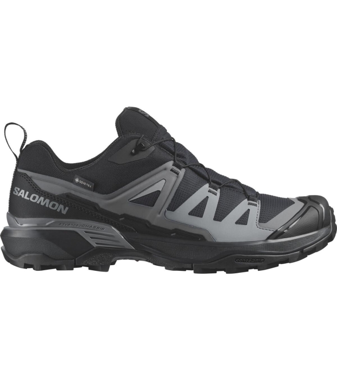 Salomon Salomon X Ultra 360 GTX black / magnet / quiet shade L47453200 Black / Magnet / Quiet Shade Salomon wandelschoenen L47453200 licht grijs bij Leerentveldvrijetijd.nl