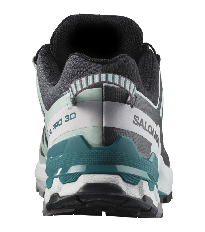 Salomon Salomon XA Pro 3D V9 GTX W black / bleached aqua / harbor b L47119100 Black / Bleached Aqua / Harbor B Salomon wandelschoenen L47119100 licht grijs bij Leerentveldvrijetijd.nl