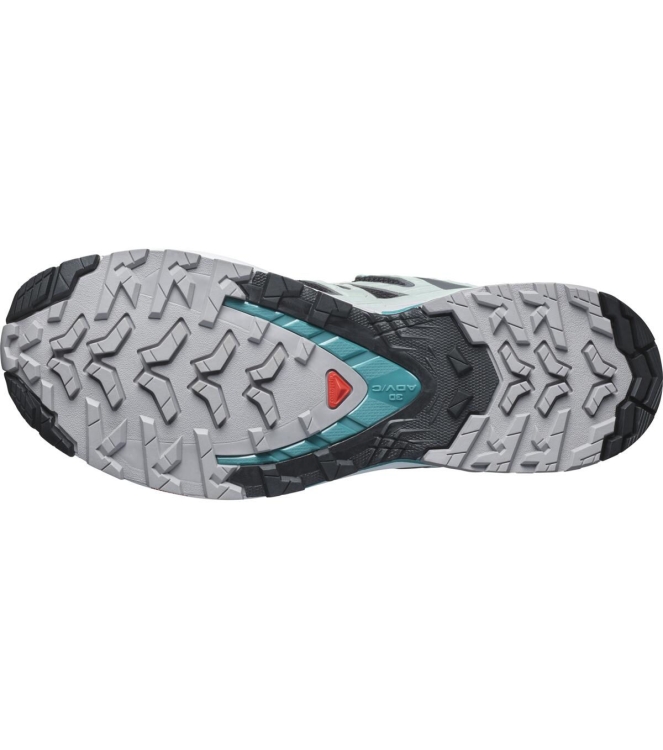 Salomon Salomon XA Pro 3D V9 GTX W black / bleached aqua / harbor b L47119100 Black / Bleached Aqua / Harbor B Salomon wandelschoenen L47119100 licht grijs bij Leerentveldvrijetijd.nl