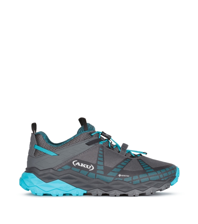 aku aku Flyrock GTX W\'s 253_black-turquoise 699 253_Black-Turquoise aku wandelschoenen 699 antraciet bij Leerentveldvrijetijd.nl