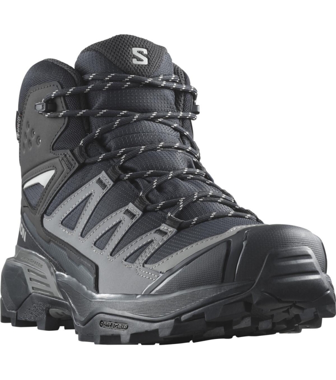 Salomon Salomon X Ultra 360 Mid GTX black / magnet / pewter L47447600 Black / Magnet / Pewter Salomon wandelschoenen L47447600 licht grijs bij Leerentveldvrijetijd.nl
