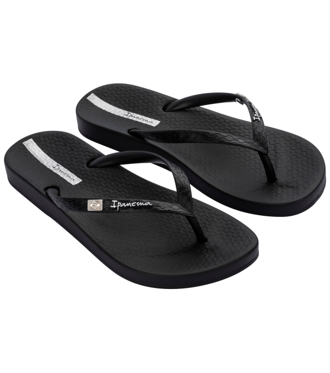 Ipanema Ipanema Anatomic Brasilidade black IP 82932 20766 Black Ipanema slippers IP 82932 20766 licht grijs bij Leerentveldvrijetijd.nl