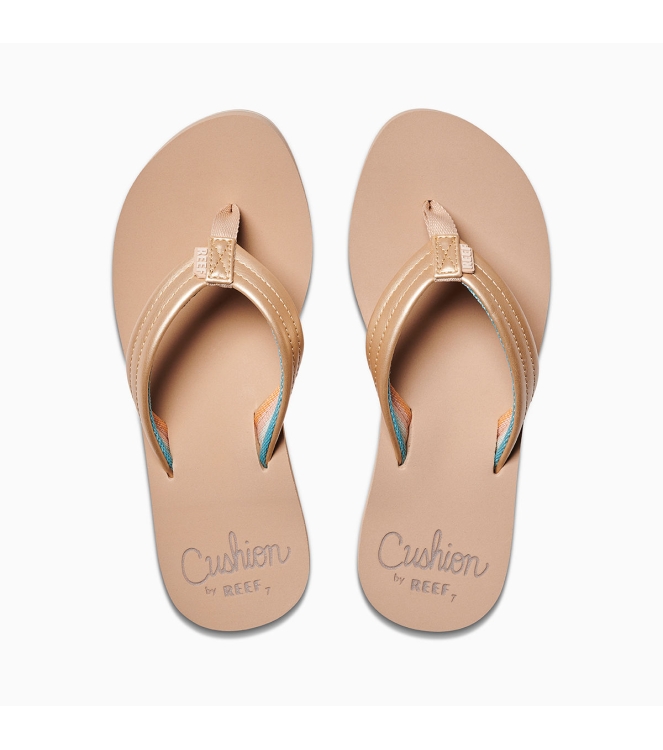 Reef Reef Reef Cushion Breeze golden hour CJ4387 golden Hour Reef slippers CJ4387 groen bij Leerentveldvrijetijd.nl