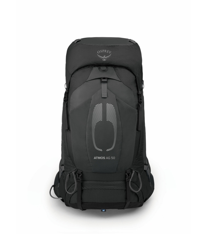 Osprey Osprey Atmos AG 50 Rugzak black 1-174 Black Osprey tassen 1-174 licht grijs bij Leerentveldvrijetijd.nl