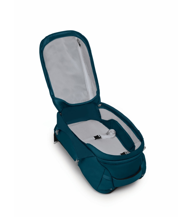 Osprey Osprey Fairview 40 Rugtas/Travelpack night jungle blue 1-223 Night Jungle Blue Osprey tassen 1-223 antraciet bij Leerentveldvrijetijd.nl
