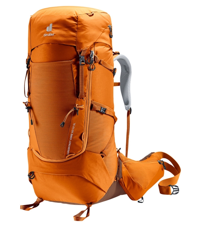 Deuter Deuter Aircontact Core 55+10 SL chestnut/umbra DR3350424-6616 chestnut/umbra Deuter tassen DR3350424-6616 beige bij Leerentveldvrijetijd.nl