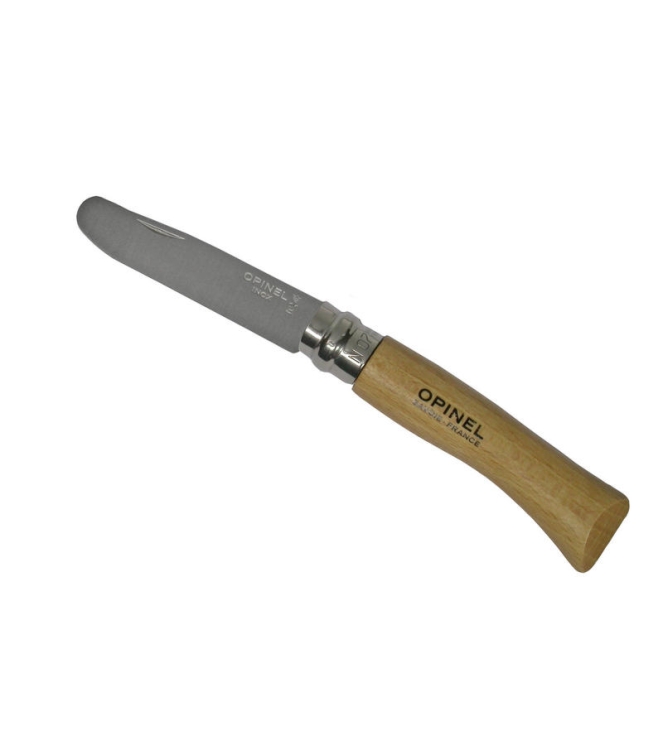 Opinel Opinel 007 Roestvrij Junior  5126-07 8  Opinel outdoor accessoires 5126-07 8 ecru bij Leerentveldvrijetijd.nl