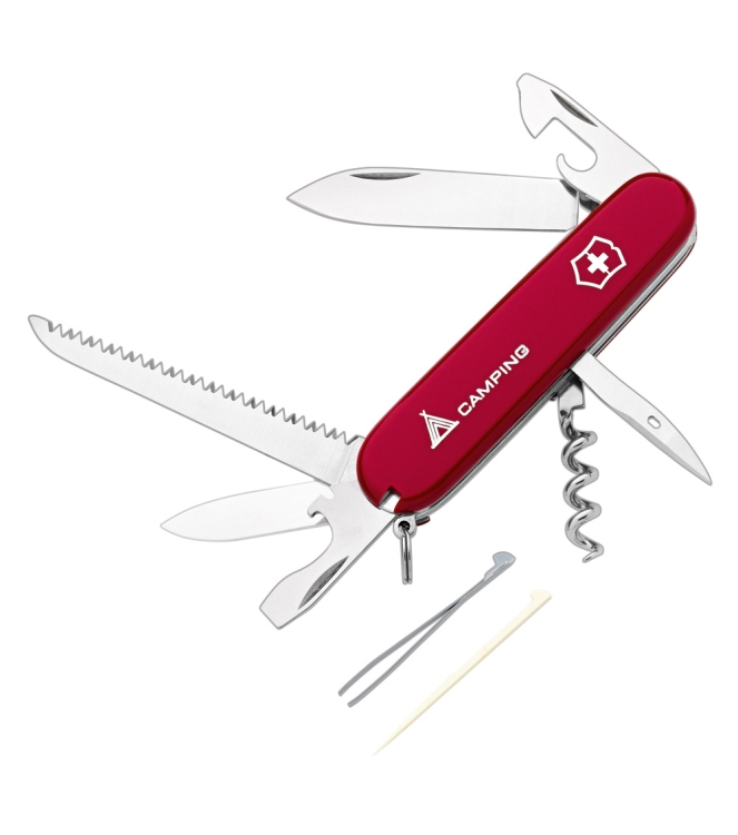 Victorinox Victorinox Camper 13 functies zakmes 5V1.3613.71B1 Victorinox outdoor accessoires 5V1.3613.71B1 ecru bij Leerentveldvrijetijd.nl