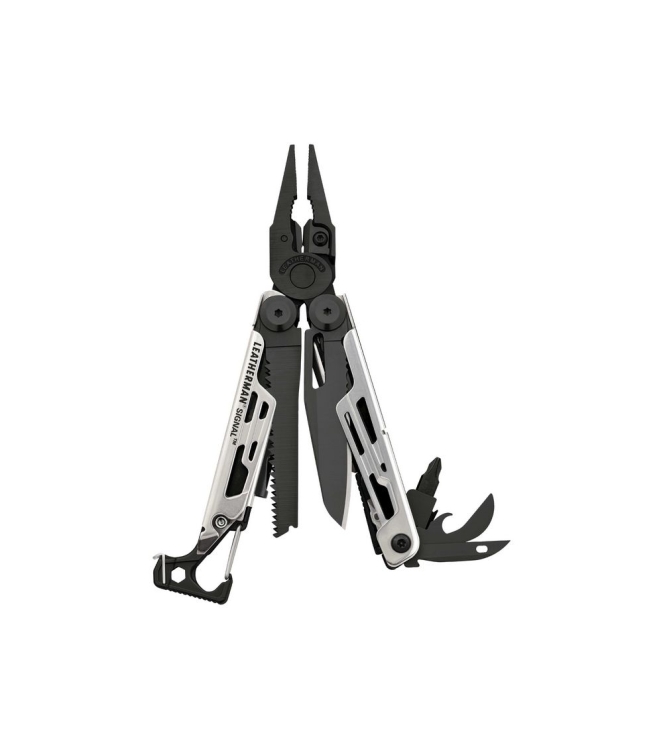 Leatherman Leatherman Signal Black & Silver w/Nylon sh LE 7000-BS Leatherman outdoor accessoires LE 7000-BS ecru bij Leerentveldvrijetijd.nl