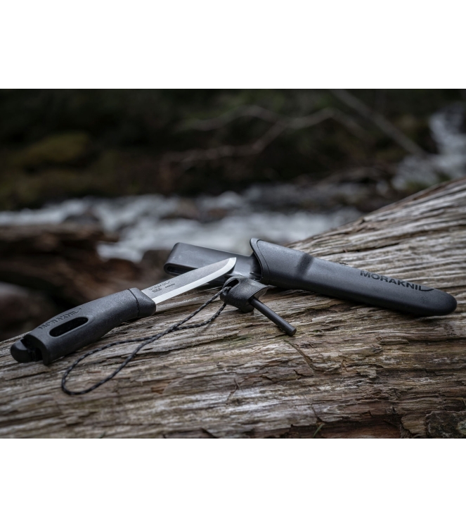 Mora Mora Companion Spark Black  MO 13567  Mora outdoor accessoires MO 13567 ecru bij Leerentveldvrijetijd.nl