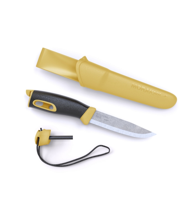 Mora Mora Companion Spark Yellow MO 13573 Mora outdoor accessoires MO 13573 ecru bij Leerentveldvrijetijd.nl