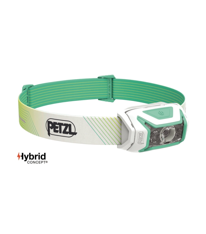 Petzl Petzl Actik Core hoofdlamp 600 lumens green E065AA02 Green Petzl verlichting E065AA02 blauw bij Leerentveldvrijetijd.nl