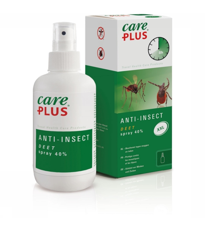 Care Plus Care Plus CP® Anti-Insect - Deet Spray 40%, 200ml   32910  Care Plus verzorging 32910 ecru bij Leerentveldvrijetijd.nl
