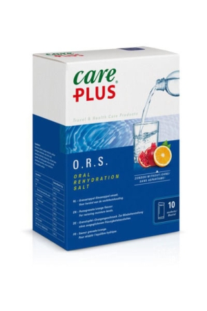 Care Plus Care Plus CPÂ® O.R.S. - Oral Rehydration Salt,10 sachets Granaatappel / Sinaasappel
