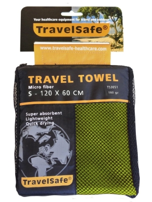 TravelSafe TravelSafe Traveltowel Microfiber 60x120cm TravelSafe TravelSafe Traveltowel Microfiber 60x120cm