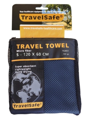 TravelSafe TravelSafe Traveltowel Microfiber 60x120cm TravelSafe TravelSafe Traveltowel Microfiber 60x120cm