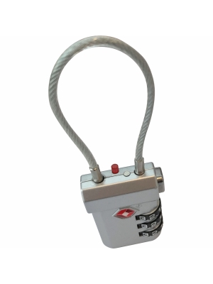 TravelSafe TravelSafe Cijferslot TSA met kabel TravelSafe TravelSafe Cijferslot TSA met kabel