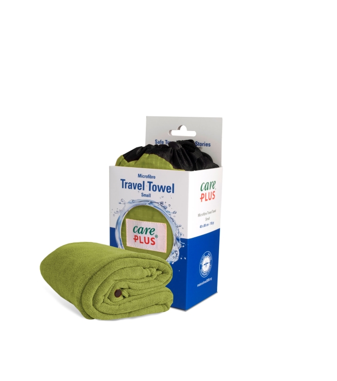 Care Plus Care Plus CP® Travel Towel - Microfibre 40x80cm pesto 34630 Pesto Care Plus outdoor accessoires 34630 blauw bij Leerentveldvrijetijd.nl